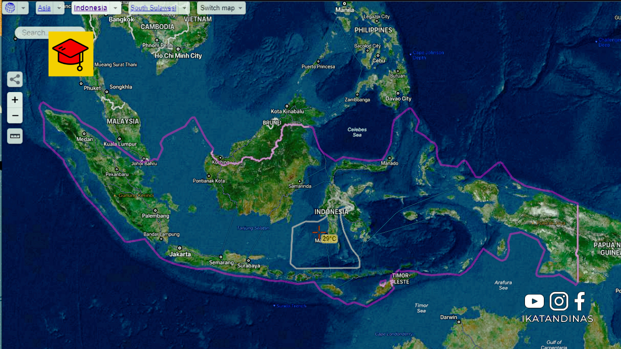 Peta Satelit Indonesia