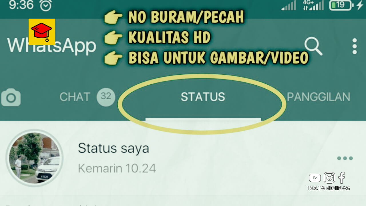 Cara Agar Status Whatsapp Tidak Pecah