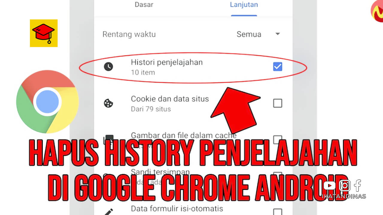 Cara Menghapus Cookie di Google Chrom
