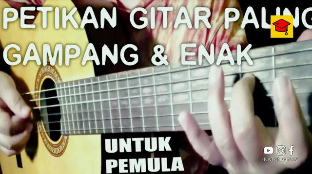 Cara Memetik Kunci Gitar